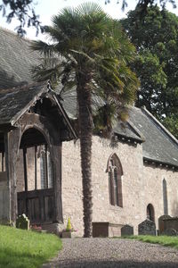 Built structure with trees in background