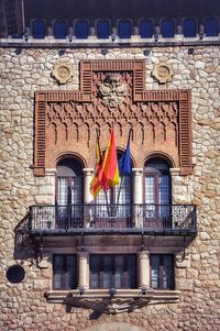 Low angle view of old building