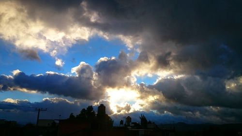 Scenic view of cloudy sky