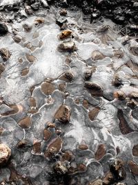 Rocks in water