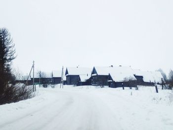 Snow covered landscape