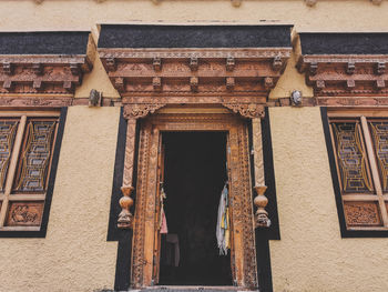 Low angle view of old building