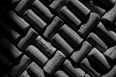 Full frame shot of wooden roof
