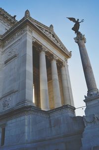 Low angle view of statue