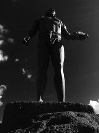 Close-up of woman against sky