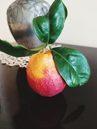 Close-up of fruits on table