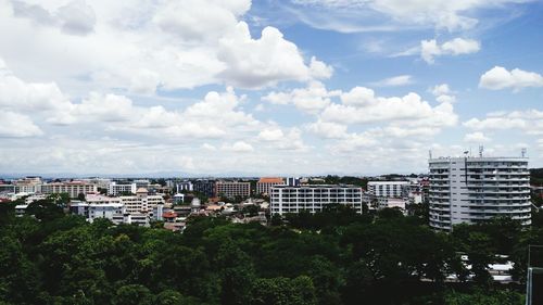 Cityscape against sky