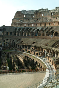 Coliseum against clear sky