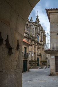 Entrance of historic building