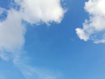 Low angle view of clouds in sky