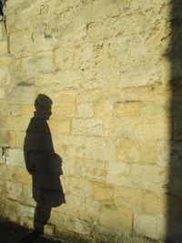 Brick wall with brick wall