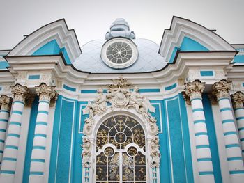 Low angle view of cathedral against clear sky