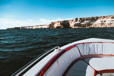 Boat in sea