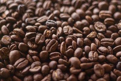 Full frame shot of coffee beans