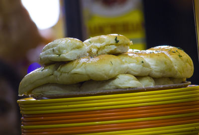 Close-up of food in plate