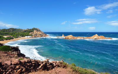 Scenic view of beach