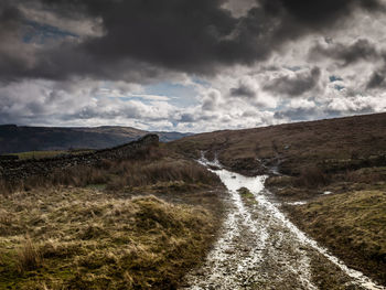 Scenic view of landscape against sky