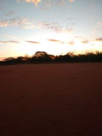 Scenic view of sky during sunset