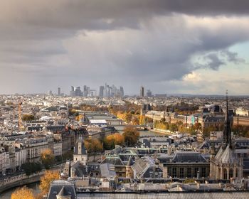 Cityscape against sky