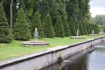 Fountain in park