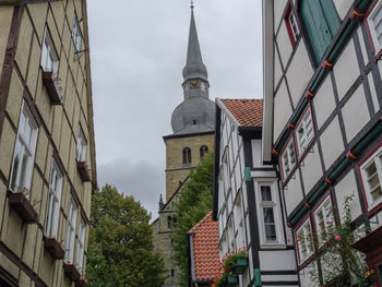 The old city of werl in germany