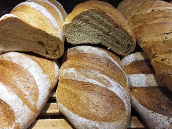 Full frame shot of bread