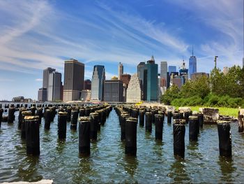 New york skyline from brooklyn 