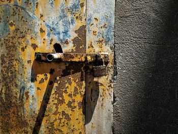 Full frame shot of old wall