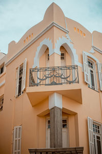 Low angle view of building against sky