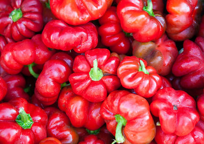 Full frame shot of tomatoes for sale