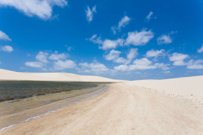 Scenic view of road against sky