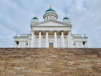 Low angle view of historical building against sky
