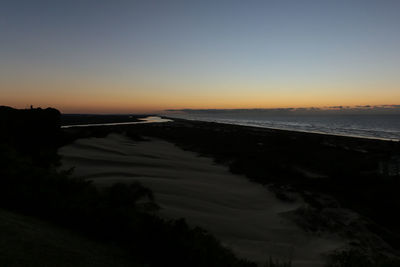 Scenic view of sky at sunset