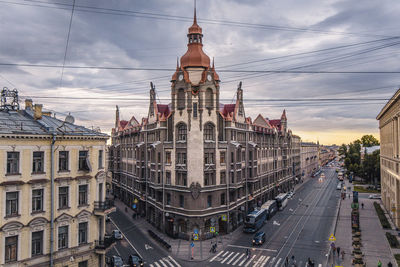 View of buildings in city