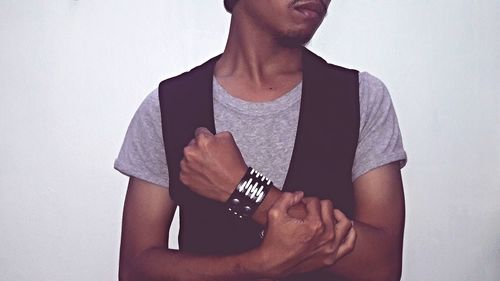 Portrait of young woman