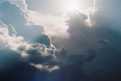 Low angle view of clouds in sky