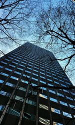 Low angle view of modern building