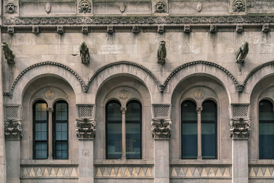 Low angle view of historical building