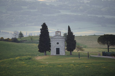 View of church