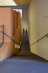 Empty corridor of building