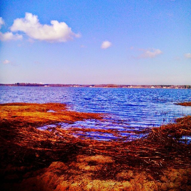 water, tranquil scene, sea, scenics, tranquility, sky, beauty in nature, horizon over water, blue, beach, nature, idyllic, shore, cloud - sky, cloud, sunset, reflection, outdoors, non-urban scene, calm