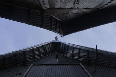 Low angle view of building against sky