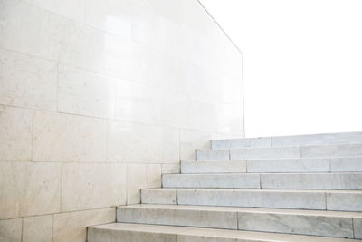Low angle view of staircase in building