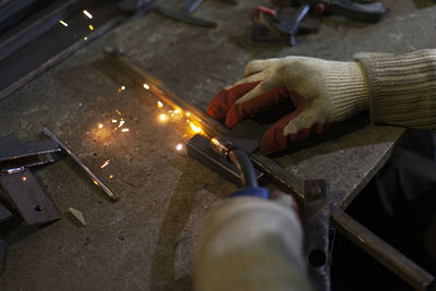 Man working in workshop