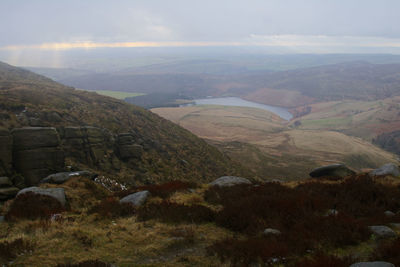 Scenic view of landscape against sky