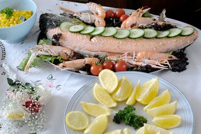 Fruits in plate