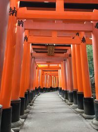 Corridor of temple