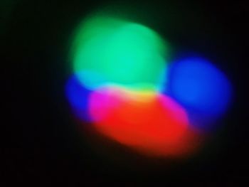 Defocused image of lights