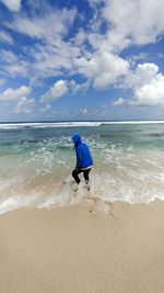 Gondo mayit beach in blitar, indonesia