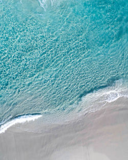 Waves rushing towards shore